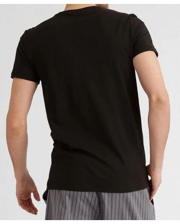 DIESEL Czarna Koszulka O-neck Klasyczna