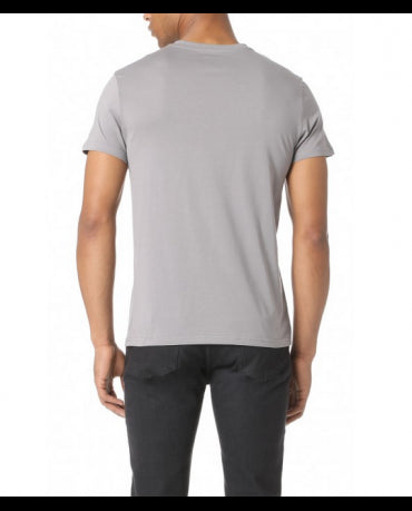 EMPORIO ARMANI Szara Koszulka O-neck klasyczna