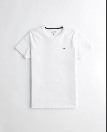 HOLLISTER California White Tshirt Biały O-Neck