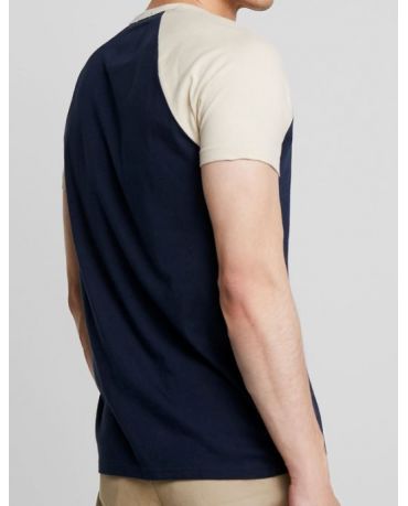 HOLLISTER California Tshirt Męski Haft Dwu Kolorowy