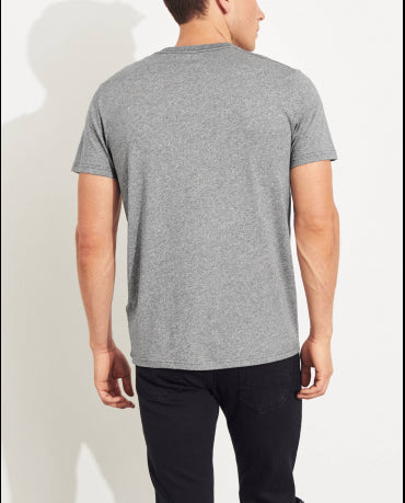 HOLLISTER California Grey Tshirt Szary O-Neck