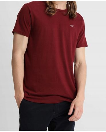 Hollister Dark Burgundy T-Shirt Classic O-Neck