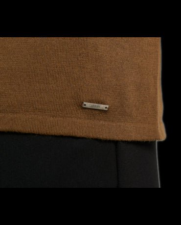 HUGO BOSS Klasyczny Brązowy Sweter Męski