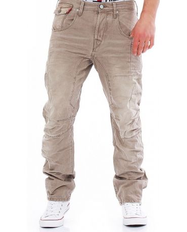 Jack & Jones Beżowe Jeansy Stan Osaka Camel