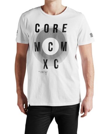 JACK & JONES BIAŁA KOSZULKA CORE