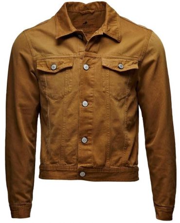 JACK & JONES BRĄZOWA KURTKA JEAN JACKET