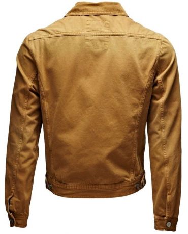 JACK & JONES BRĄZOWA KURTKA JEAN JACKET