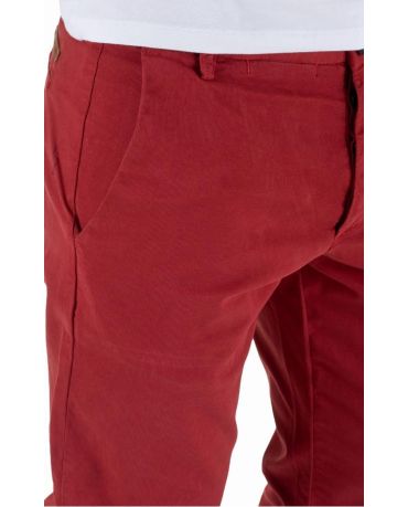 Jack & Jones Chinosy Ceglane Spodnie Męskie