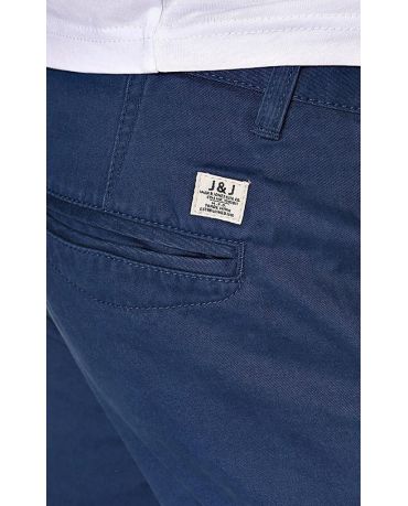 Jack & Jones Chinosy Granatowe Regularny Krój Męskie