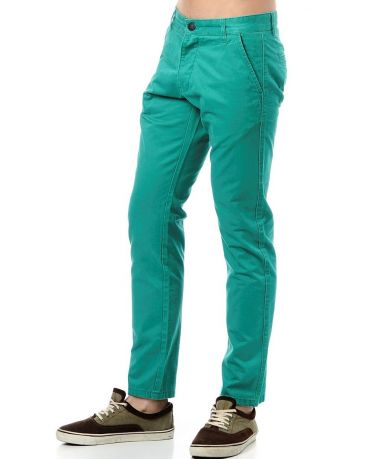 Jack&Jones Chinosy Turkusowe Regularny Krój Męskie