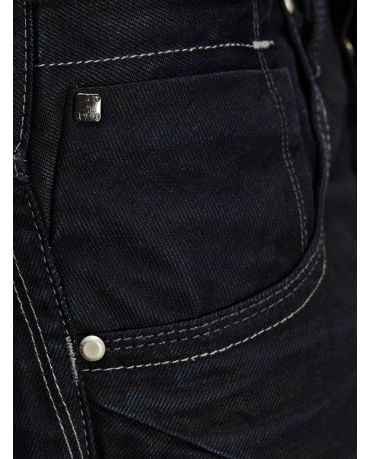 Jack & Jones Ciemy Granat Jeansy Anti Fit Luźne