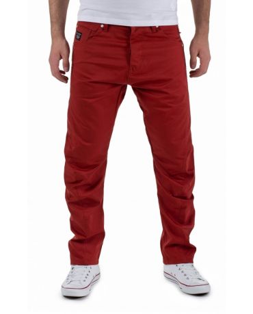 JACK & JONES CZERWONE SPODNIE JEANSOWE