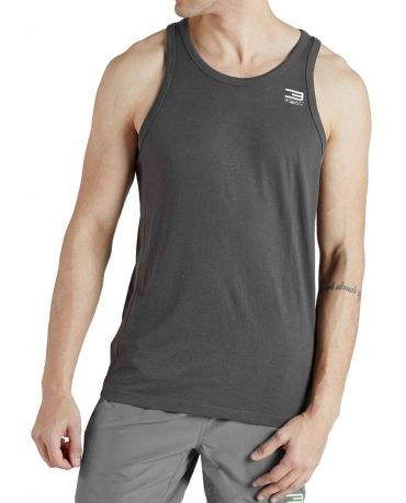 JACK & JONES GRAFITOWA KOSZULKA BEZ RĘKAWÓW TANK TOP