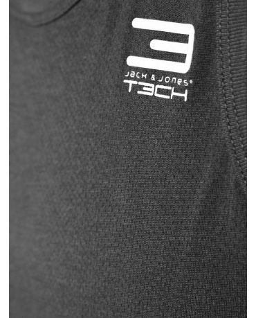 JACK & JONES GRAFITOWA KOSZULKA BEZ RĘKAWÓW TANK TOP