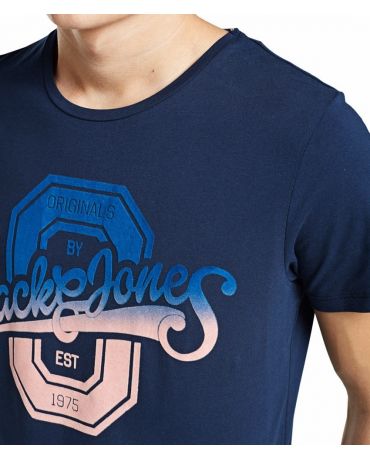 JACK & JONES GRANATOWA KOSZULKA ORIGINALS S