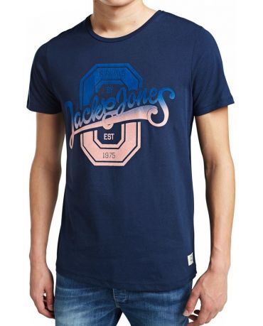 JACK & JONES GRANATOWA KOSZULKA ORIGINALS S