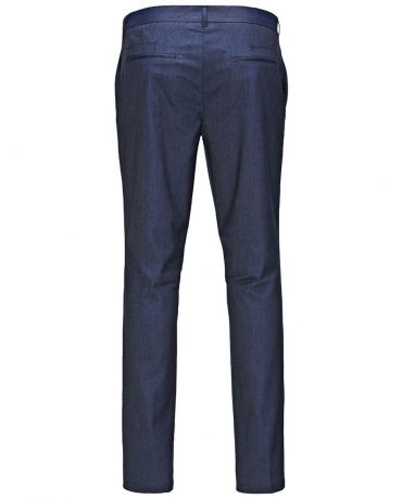 JACK & JONES GRANATOWE SPODNIE ELEGANCKIE CASUAL