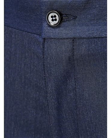 JACK & JONES GRANATOWE SPODNIE ELEGANCKIE CASUAL