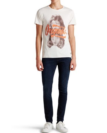 JACK & JONES KOSZULKA ABSTRACT KREMOWA