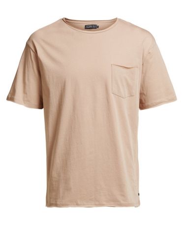 JACK & JONES KOSZULKA BOAT BEŻOWA