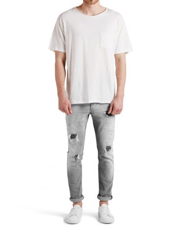 JACK & JONES KOSZULKA BOAT BIAŁA