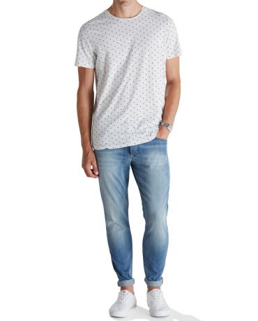 JACK & JONES KOSZULKA JORDAN BIAŁA