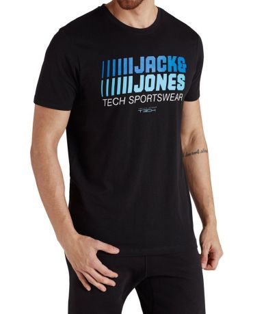 JACK & JONES KOSZULKA MOVE CZARNA