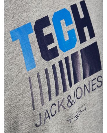 JACK & JONES KOSZULKA MOVE SZARA