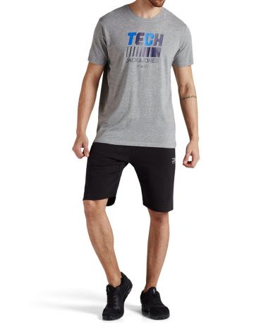 JACK & JONES KOSZULKA MOVE SZARA