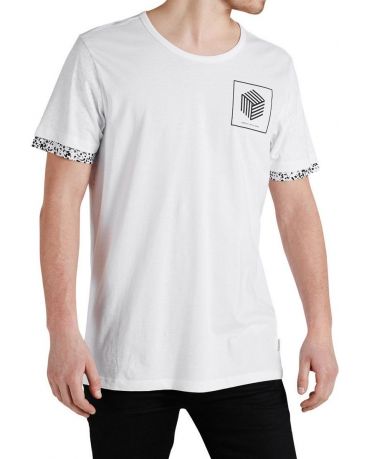 JACK & JONES KOSZULKA SPLASH BIAŁA