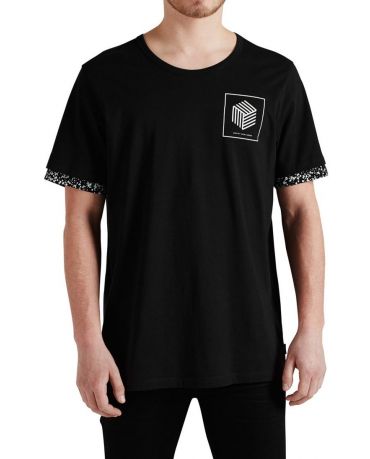 JACK & JONES KOSZULKA SPLASH CZARNA