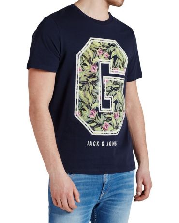JACK & JONES KOSZULKA ZAPP GRANATOWA