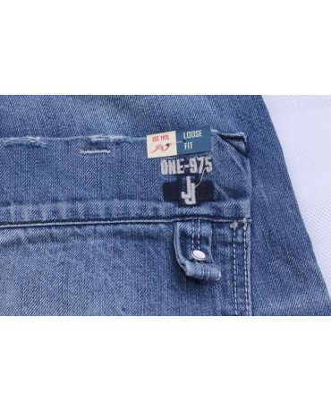 JACK & JONES Męskie Błękitne Spodenki Luźne Szersze Wyprzedaż