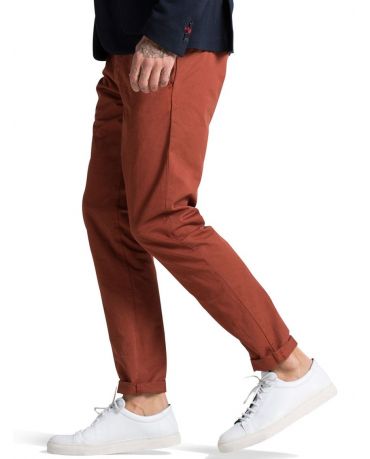Jack&Jones Męskie Chinosy Czerwone Regular
