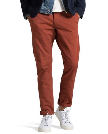 Jack&Jones Męskie Chinosy Czerwone Regular