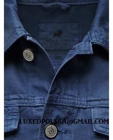 JACK & JONES NIEBIESKA KURTKA JEAN JACKET r M