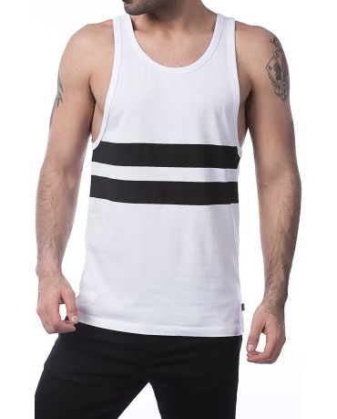 JACK & JONES PASY BIAŁA KOSZULKA BEZ RĘKAWÓW TANK TOP