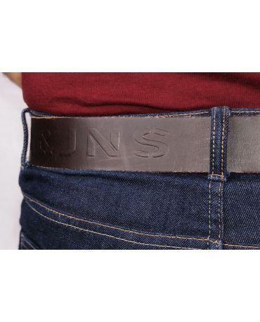 JACK & JONES MĘSKI SKÓRZANY PASEK BRĄZOWY rozmiar 105 W36
