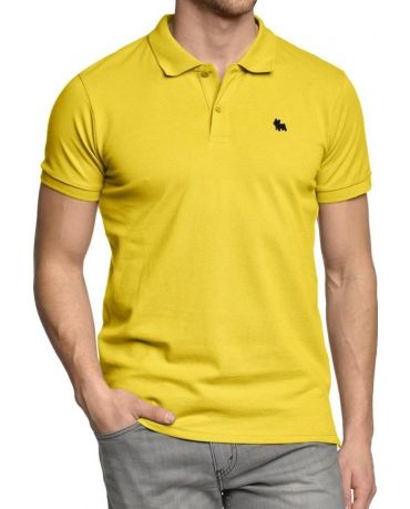 JACK & JONES ŻÓŁTA KOSZULKA POLO XXL