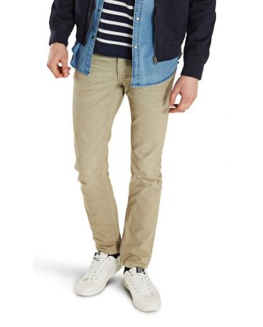 Jack&Jones Beżowe Jeansy Slim Fit Męskie