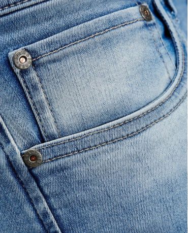 Jack&Jones Błękitne Rurki Męskie Dopasowane Skinny Fit