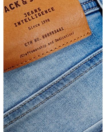 Jack&Jones Błękitne Rurki Męskie Dopasowane Skinny Fit