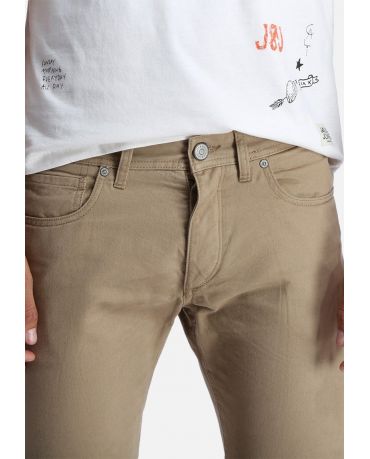 Jack&Jones Brązowe Jeansy Męskie Slim Fit