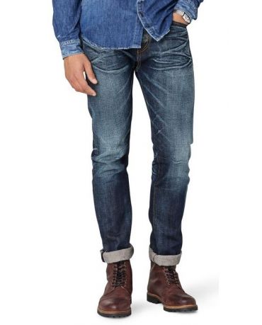 Jack&Jones Ciemne Niebieskie Jeansy Anti Fit Męskie