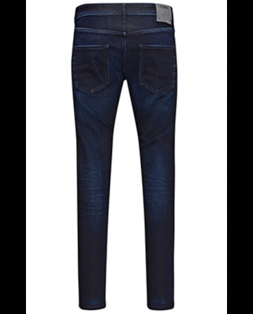 Jack&Jones Ciemne Niebieskie Jeansy Męskie Slim Fit