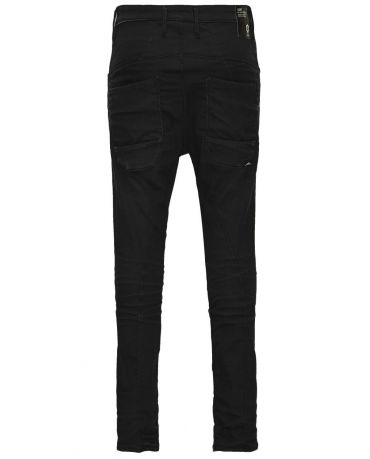 Jack&Jones Czarne Jeansy Drop Crotch Luźne