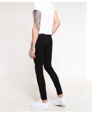 Jack&Jones Czarne Rurki Jeansy Dopasowane