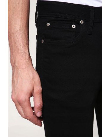 Jack&Jones Czarne Rurki Jeansy Dopasowane