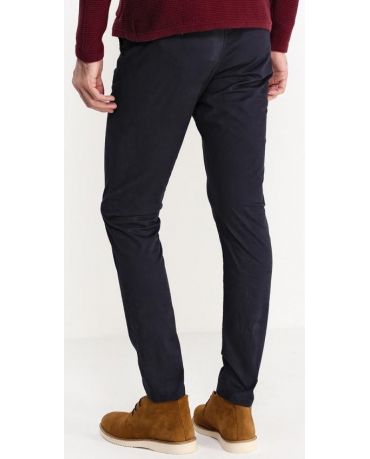 Jack&Jones Granatowe Chinosy Męskie Dopasowane