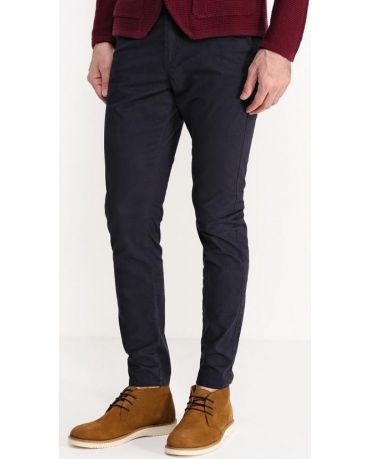 Jack&Jones Granatowe Chinosy Męskie Dopasowane